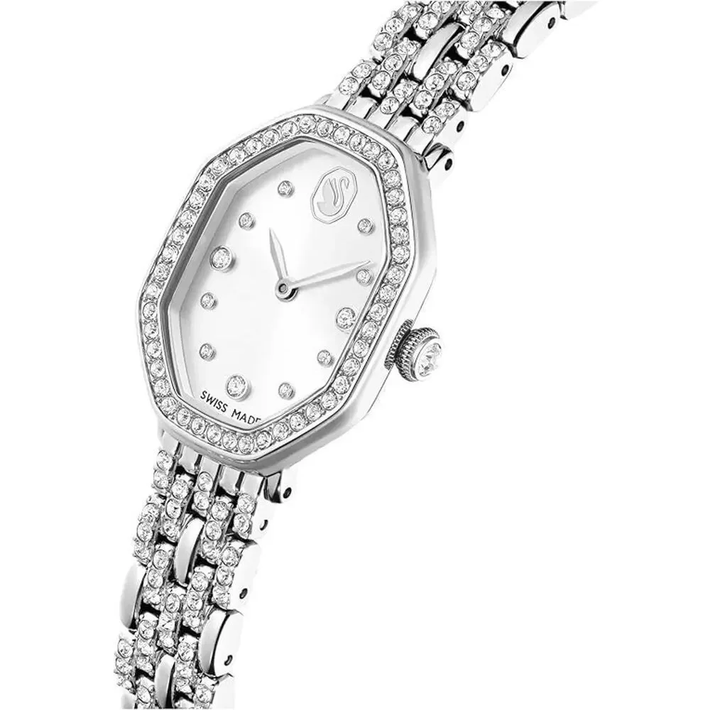 Swarovski Dextera Octagon Watch, Swiss Made Stainless steel (Free Shipping)